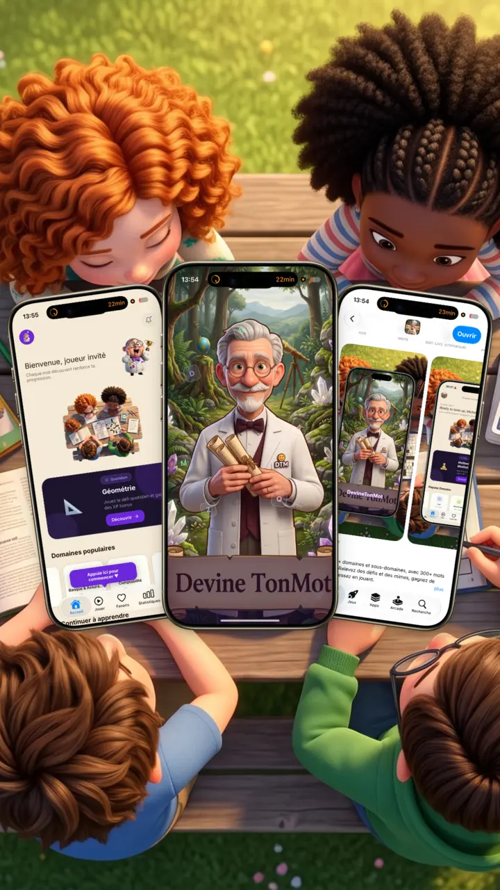 Interface de jeu DevineTonMot