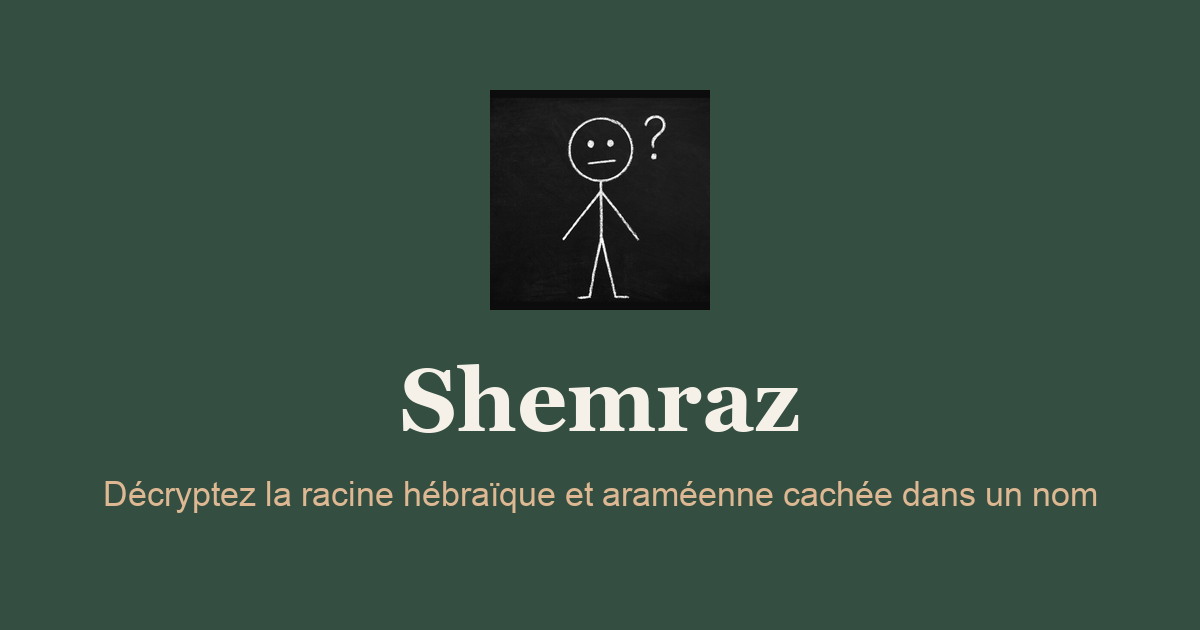 Aperçu Shemraz